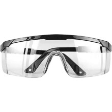 Industrial Grade Safety Goggles, Polycarbonate Lens Pvc Frame, Adjustable Temples Ensuring Universal Fit For All Activities Including Construction, Sh