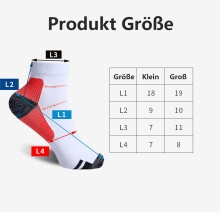 Chaussettes de compression pour usage quotidien, soutien de la circulation sanguine, technologie de compression dégressive avec soutien de la voûte