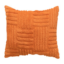 Corduroy Kussens Beschermers Zachte-45 45cm met kern Oranje