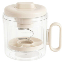 (Beige) Yogurt Strainer with Lid, Greek Yogurt Maker Yoghurt Cheese Strainer Filter Nut Milk Maker