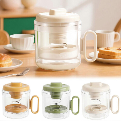 (Beige)Yogurt Strainer with Lid, Greek Yogurt Maker Yoghurt Cheese Strainer Filter Nut Milk Maker 1