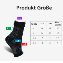 Chaussettes de compression orthopédiques, technologie de compression dégressive pour une meilleure circulation sanguine, réduit l'accumulation