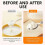 (Beige)Yogurt Strainer with Lid, Greek Yogurt Maker Yoghurt Cheese Strainer Filter Nut Milk Maker 4