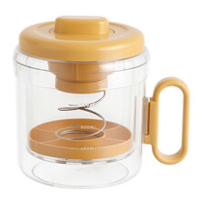 (Orange) Yogurt Strainer with Lid, Greek Yogurt Maker Yoghurt Cheese Strainer Filter Nut Milk Maker