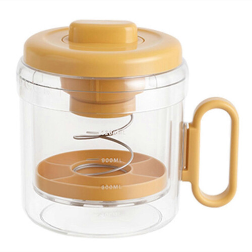 (Orange)Yogurt Strainer with Lid, Greek Yogurt Maker Yoghurt Cheese Strainer Filter Nut Milk Maker