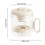 (Beige)Yogurt Strainer with Lid, Greek Yogurt Maker Yoghurt Cheese Strainer Filter Nut Milk Maker 5