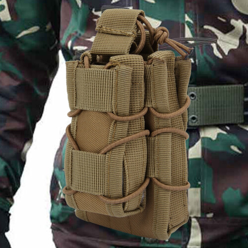 Ευέλικτη Τακτική Θήκη Molle, Χακί Νάιλον Θήκη για την Αποθήκευση Τυφεκίων και 2