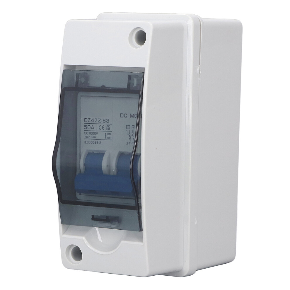 Dc Mini Circuit Breaker Dz47z 63 50A 1000V Ip65 Waterproof Disconnect Switch 9441371012888