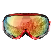 Ski Goggles with Anti-Glare Lenses, UV 400 Protection Snowboard Goggles for Winter Sports, Double Layer Anti-Fog Lens Spherical Design for Adults and