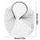 Αναπνεύσιμο mesh fascinator, αξιόπιστο υλικό κορδέλα για το κεφάλι με κρυστάλλινα στρας, 2