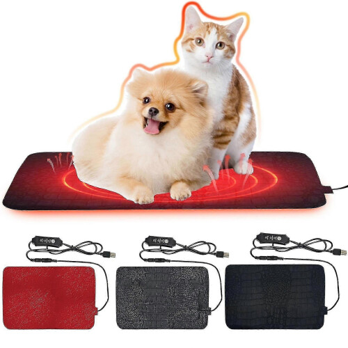 (Black) Moisture-Proof Climbing Heating Warm Temperature Control Mammal Waterproof