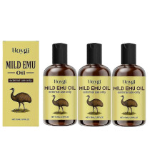 3X Emu Oil Repair Damaged Barrier Relieve Skin Itching Anti Frizzy Hair Reduce Fine Lines Shrink Pore Increase Elasticity Skin Care