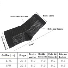 Manchons de compression pour les pieds, chaussettes orthopédiques soulageant la neuropathie, tissu respirant et pression optimale pour un soutien