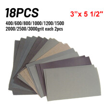 18 stuks/set schuurpapier 400 600 800 1000 1200 1500 2000 2500 3000 korrel schuurpapier nat/droog schuurpapier schuurpapier schuurgereedschappen