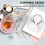 Αναπνεύσιμο mesh fascinator, αξιόπιστο υλικό κορδέλα για το κεφάλι με κρυστάλλινα στρας, 4