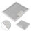 Nätfri utsugare Aluminium Silver spisfläktfilter Utsugningsfilter Ventilationsfilter Aluminiserade 6