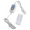 Telecomando per cavo di prolunga USB con interruttore timer, 5 livelli di velocità regolabili per ventole USB e luci LED 7