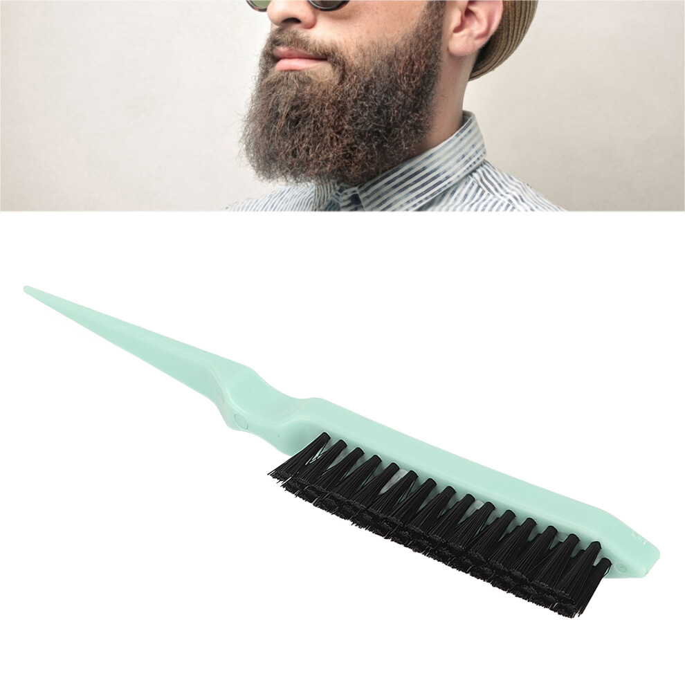 Salon-Grade Nylon Hair Teasing Brush Men & Women Back Combing Green