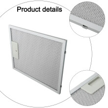 Ersatzset für den Dunstabzugsfilter (2 Stück) aus robuster Aluminiumlegierung zur Verbesserung der Küchenbelüftung
