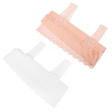 2Stk Damen Weste Nylonleichter Trägerloser Bandeau-