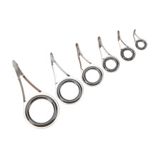 6 Stück Edelstahl Keramik Führungskartons Set für Angelruten Reparaturen