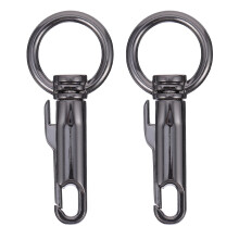 6Stk Drehbarer Metall Clip Schwarz Für Handtaschen DIY Zubehör