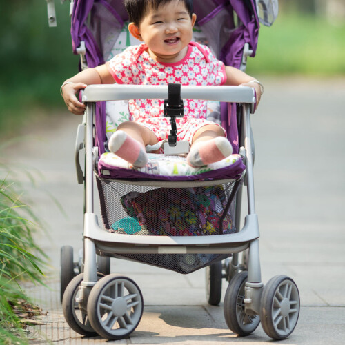 4Stk Drehbare Babywagen ABS Rot Für 2
