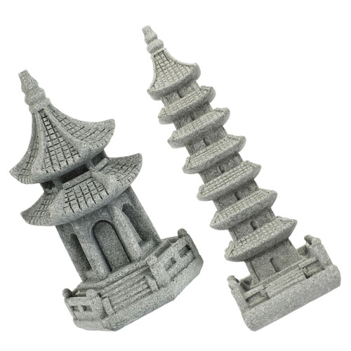 4St Mini Ornament Grijs Duurzaam Voor En Buiten 1
