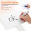 6St Lichtgewicht Whiteboards Wit Dubbelzijdig Herbruikbaar 8