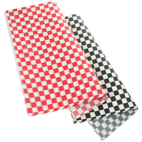 100 Sheets Checkered Sandwich Paper Liners Baking Paper Sheets 2