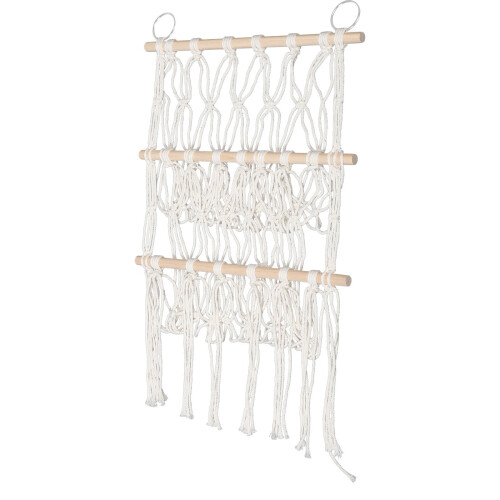 Multifuntionele Beige Opbergnet Met Voor
