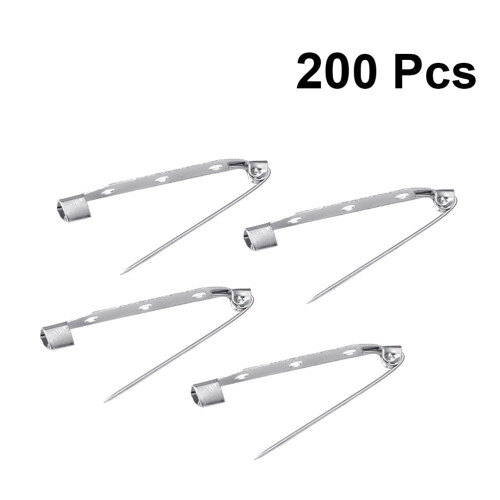 200 Stuks Broche Speld Veiligheidssluiting Legering 1