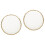 2St Wit Keramisch Bord Met Elegant Design Voor Ontbijt En Snacks 8