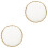 2St Wit Keramisch Bord Met Elegant Design Voor Ontbijt En Snacks 9