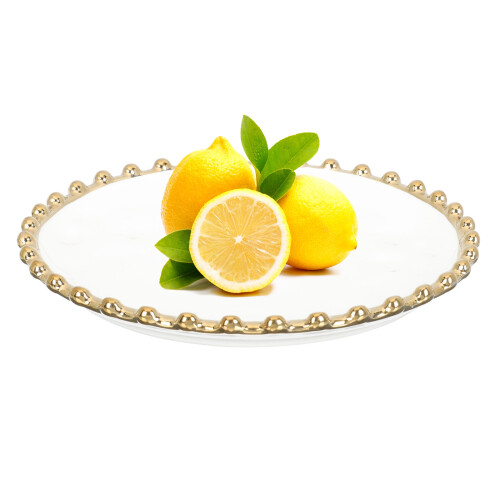 2St Wit Keramisch Bord Met Elegant Design Voor Ontbijt En Snacks 2
