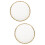 2St Wit Keramisch Bord Met Elegant Design Voor Ontbijt En Snacks 5