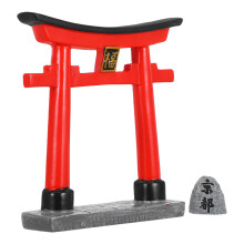 5Sets Mini Stele Torii Garten Deko Resin Modell Japanische Landschaft