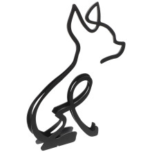 5 Wand Draht Hundestatue Tischdekoration Moderner