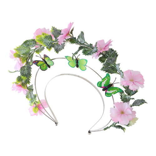 2 blumenkranz butterfly kopfschmuck hochzeit 1