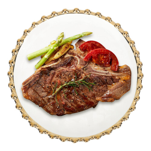 2St Wit Keramisch Bord Met Elegant Design Voor Ontbijt En Snacks 1