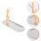 Multifunktionales Ringe-Tablett Aus Holz Und 5