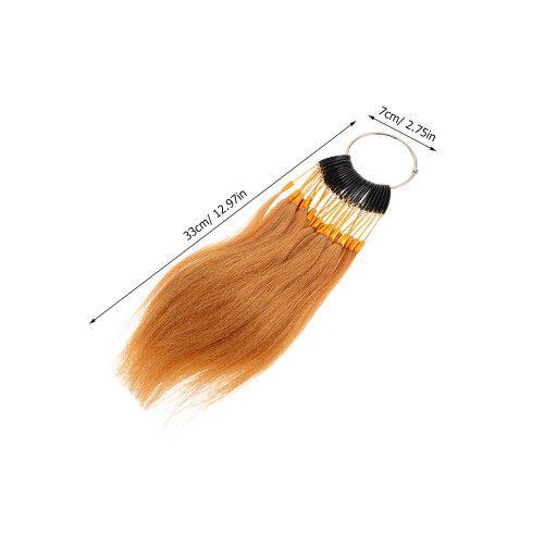 1 Set Echthaar Farbeproben Hellblond Für Friseurpraxis 2