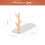 Multifunktionales Ringe-Tablett Aus Holz Und 2