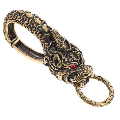 3St Retro Gouden Sleutelring Met Decor Auto En
