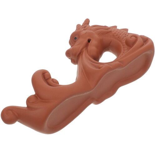 Chinesische Drachenfigur Violett Sandstein 2 1