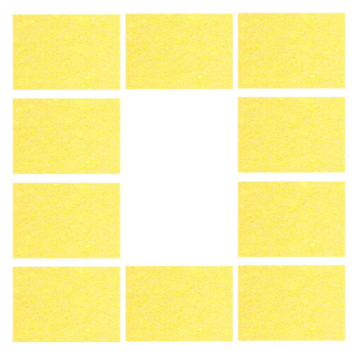 10St. - - Quadratisches Schwammpad