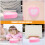 6Stk Ringbox Herzform Pink Kunststoff Schmuck Organizer Kinder 8