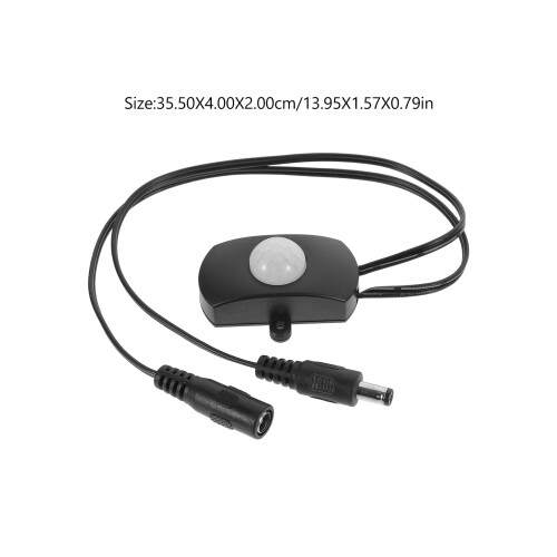 2Stk Infrarot LED Sensor Controller 5A Schwarz Für Lichtsteuerung 2