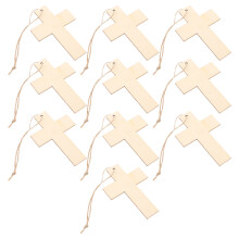 20 holz diy bastelbögen kreuze anhänger für hochzeitsdekoration