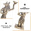 5 Messing Anubis Figur Lebensechte Statue 7